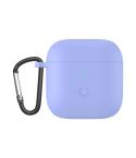 Liquid Silicone One-piece Earphone Protective Case For Redmi Buds3(Light Purple)