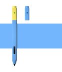 Contrasting Color Series Liquid Silicone Protective Case For MicroSoft Surface Pen(Sky Blue)