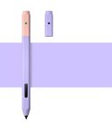 Contrasting Color Series Liquid Silicone Protective Case For MicroSoft Surface Pen(Lavender Purple)