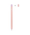 Contrasting Color Series Silicone Protective Pen Case For Yibosi 6(Pink)