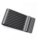 Car Carbon Fiber Card Holder Wallet Credit Card Clip(Matte)