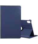 For Honor Pad 8 360 Degree Rotation Litchi Texture Flip Leather Tablet Case(Blue)