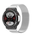 For Huami Amazfit T-Rex 2 Milan Stainless Steel Watch Band(Silver)