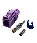 For RG174 Cable Fakra Radio Crimp Female Jack / Plug Connector with Phantom RF Coaxial(Fakra D)