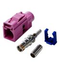 For RG174 Cable Fakra Radio Crimp Female Jack / Plug Connector with Phantom RF Coaxial(Fakra H)