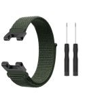 For Amazfit T-Rex / T-Rex Pro / Ares Nylon Loop Watch Band(Army Green)