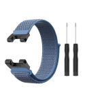 For Amazfit T-Rex / T-Rex Pro / Ares Nylon Loop Watch Band(Blue)
