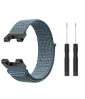 For Amazfit T-Rex / T-Rex Pro / Ares Nylon Loop Watch Band(Grey Blue)