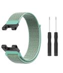 For Amazfit T-Rex / T-Rex Pro / Ares Nylon Loop Watch Band(Green)