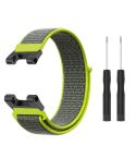 For Amazfit T-Rex / T-Rex Pro / Ares Nylon Loop Watch Band(Grey Green)
