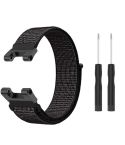 For Amazfit T-Rex / T-Rex Pro / Ares Nylon Loop Watch Band(Black)