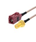 20cm Antenna Extension RG316 Coaxial Cable(SMA Female to Fakra D Female)