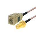 20cm Antenna Extension RG316 Coaxial Cable(SMA Female to Fakra I Female)