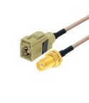 20cm Antenna Extension RG316 Coaxial Cable(SMA Female to Fakra K Female)