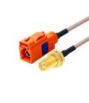 20cm Antenna Extension RG316 Coaxial Cable(SMA Female to Fakra M Female)