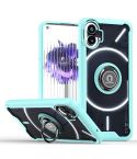 For Nothing Phone 1 Q Shadow 1 Series TPU + PC Phone Case with Ring Holder(Sky Blue)