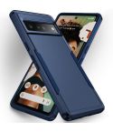 For Google Pixel 7 Pro Pioneer Armor Heavy Duty PC + TPU Phone Case(Blue)