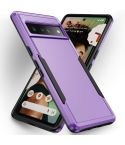 For Google Pixel 7 Pro Pioneer Armor Heavy Duty PC + TPU Phone Case(Purple+Black)