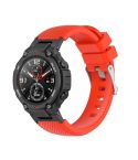 For Amazfit T-Rex / T-Rex Pro / Ares Twill Silicone Watch Band(Red)