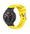 For Amazfit T-Rex / T-Rex Pro / Ares Twill Silicone Watch Band(Yellow)