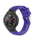 For Amazfit T-Rex / T-Rex Pro / Ares Twill Silicone Watch Band(Purple)