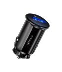 SY-681 Cigarette Lighter Conversion Plug Multi-function USB Car Fast Charger(Black)