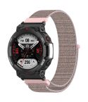 For Amazfit T-Rex2 Nylon Loop Buckle Watch Band(Powder Sand)