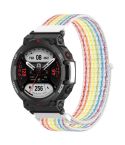 For Amazfit T-Rex2 Nylon Loop Buckle Watch Band(Colorful)