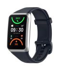 For OPPO Band 2 Solid Color Soft Silicone Watch Band(Midnight Blue)