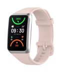For OPPO Band 2 Solid Color Soft Silicone Watch Band(Pink)