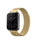 For OPPO Watch 3 Milanese Stainless Steel Metal Watch Band(Gold)