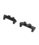 For OPPO Watch3 42mm 1 Pair 20mm Metal Watch Band Connector(Black)