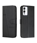 For Infinix Note 12 5G / 12 Pro Stitching Calf Texture Buckle Leather Phone Case(Black)