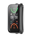 For OPPO Band 2 Tempered Glass Film PC Watch Case(Transparent)