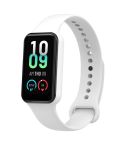 For Amazfit Band 7 Silicone Watch Band(White)