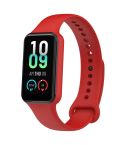 For Amazfit Band 7 Silicone Watch Band(Red)