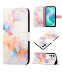 For Infinix Hot 12 Play / 12 Play NFC PT003 Marble Pattern Flip Leather Phone Case(Marble White)