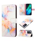 For Infinix Note 12i X6819 PT003 Marble Pattern Flip Leather Phone Case(Marble White)