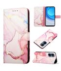For Tecno Camon 19 Neo PT003 Marble Pattern Flip Leather Phone Case(Rose Gold)