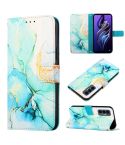 For Tecno Pova 3 LE7 PT003 Marble Pattern Flip Leather Phone Case(Green)