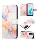 For vivo S10e 5G / V23e 4G & 5G / Y75 4G PT003 Marble Pattern Flip Leather Phone Case(Marble White)