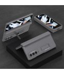 For Samsung Galaxy Z Fold4 GKK Integrated Magnetic Hinge Folding Phone Case(Grey)