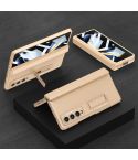 For Samsung Galaxy Z Fold4 GKK Integrated Magnetic Hinge Folding Phone Case(Champagne Gold)