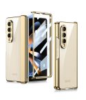 For Samsung Galaxy Z Fold4 GKK Magnetic Hinged Phantom Folding Phone Case(Champagne Gold)