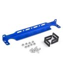 British 330mm Car Engine Oil Cooler Mounting Bracket Kit(Blue)