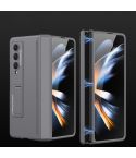 For Samsung Galaxy Z Fold4 GKK Magnetic Hinged Folding Full Phone Case(Grey)