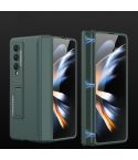 For Samsung Galaxy Z Fold4 GKK Magnetic Hinged Folding Full Phone Case(Night Green)