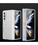 For Samsung Galaxy Z Fold4 GKK Magnetic Hinged Folding Full Phone Case(Silver)