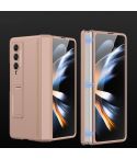 For Samsung Galaxy Z Fold4 GKK Magnetic Hinged Folding Full Phone Case(Gold)