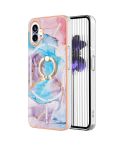 For Nothing Phone 1 Electroplating IMD TPU Phone Case(Blue Marble)